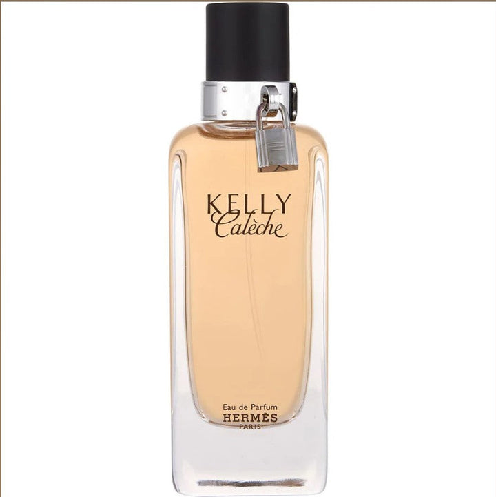 Kelly Caleche 3.4 oz fragrance elegantly displayed, showcasing its chic bottle design and exquisite scent, available at Paris Connection Perfumes.