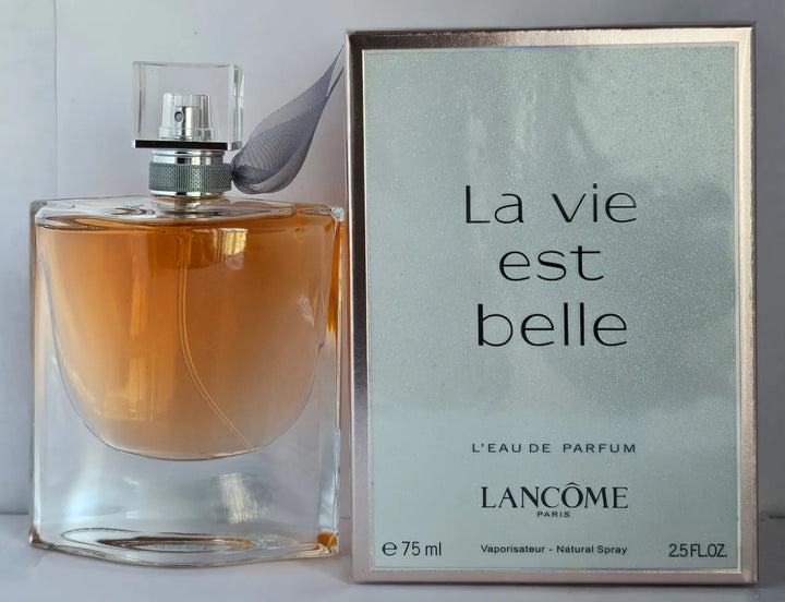 LA VIE EST BELLE now available at Paris Connection Perfumes. This 2.5 oz fragrance is designed for the woman who celebrates life with elegance and positivity, making it a luxurious addition to your fragrance collection.