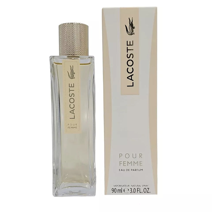 Lacoste Pour Femme now available at Paris Connection Perfumes. This 3 oz fragrance is crafted for the modern woman who embodies sophistication and confidence, making it a must-have addition to your perfume collection.