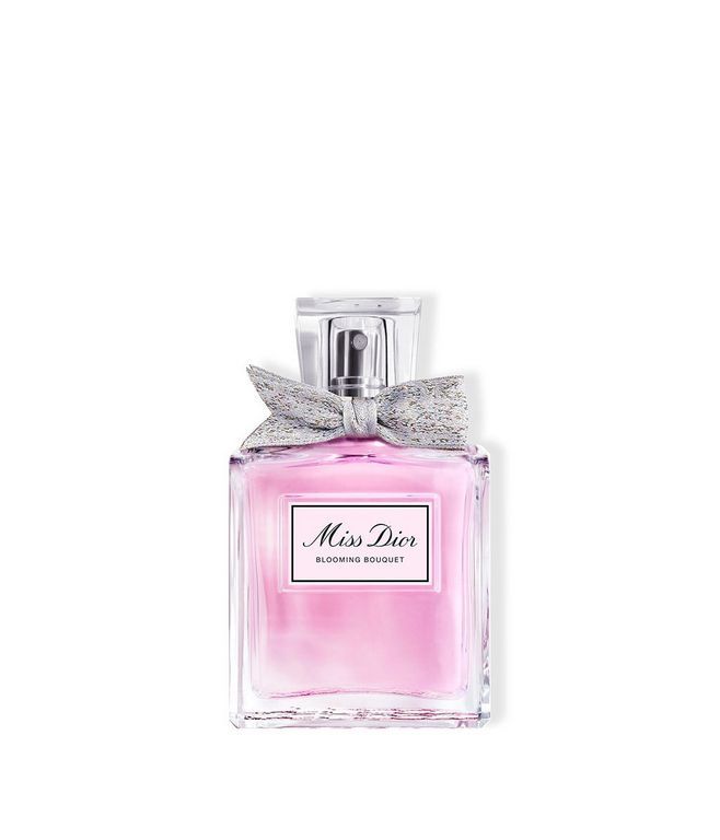 Miss Dior Blooming Bouquet Eau De Toilette Spray 5 oz, available at Paris Connection Perfumes, is a delicate and enchanting fragrance that captures the essence of blooming flowers with notes of peony, rose, and fresh mandarin.