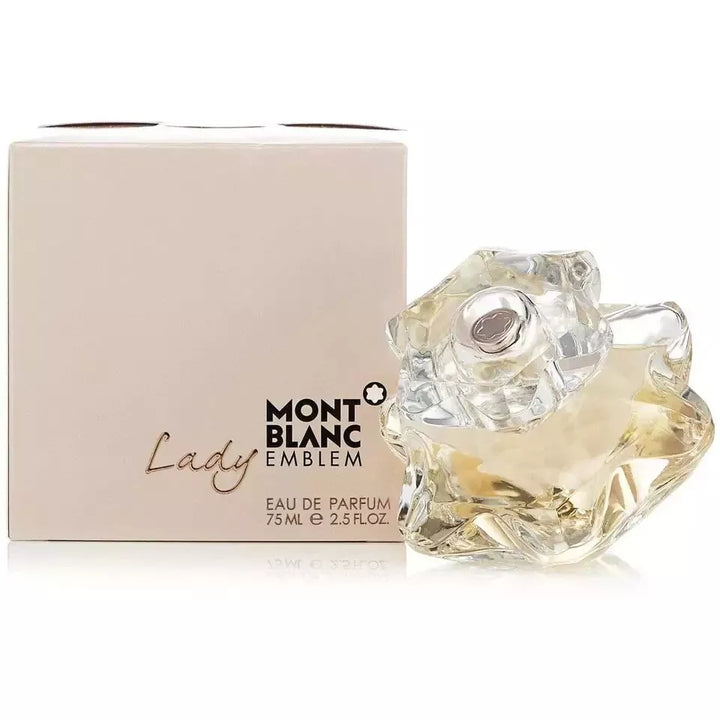 Mont Blanc Lady Emblem now available at Paris Connection Perfumes. This 2.5 OZ fragrance is crafted for the modern woman who embodies strength and grace, making it an essential addition to your perfume collection.