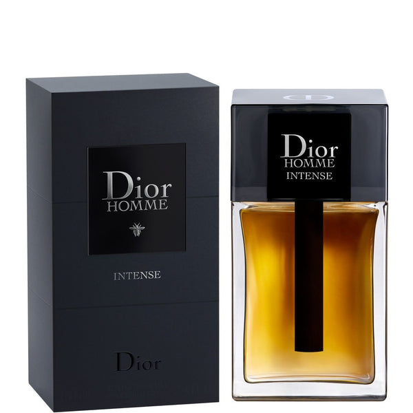 DIOR HOMME INTENSE 3.4 OZ EDP bottle elegantly displayed, showcasing its sleek design and sophisticated fragrance for men-Paris Connection Perfumes