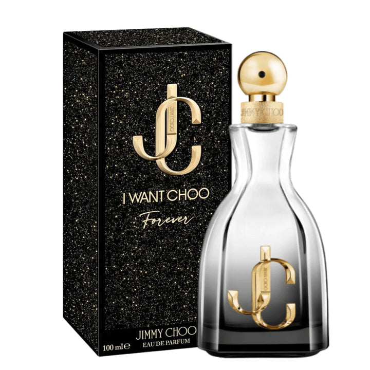 I WANT CHOO FOREVER 3.3 OZ EDP by Paris Connection Perfumes comes in a stunning, jewel-like bottle with a delicate bow on top, beautifully encased in a stylish, feminine box, perfect for gifting or personal indulgence.